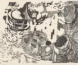 Untitled by Philip von Schantz, 1959, Woodcut, sold Sep 2026