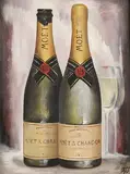 Moet Champagne by Tommy G Sundman, Oil painting, sold Sep 2026