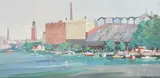 Klara Strand by Gotthard Lundquist, 1955, OIL PAINTING, sold Sep 2026