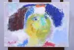 La femme en jaune by Yvonne Mottet, Huile sur toile, sold Mar 2026