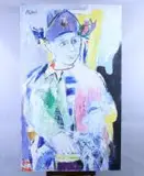 Arlequin by Yvonne Mottet, Huile sur toile, sold Mar 2026