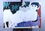 L'odalisque by Yvonne Mottet, Huile sur toile, sold Mar 2026