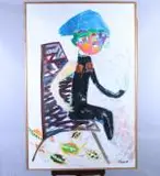 Valentin by Yvonne Mottet, Huile sur toile, sold Mar 2026