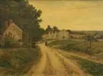 Route de village breton by Jacques-Mary, 1903, Huile sur toile, sold Mar 2026