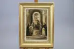 Maquette du vitrail de sainte Thérèse, vers 1863 by Claudius Lavergne, Huile sur toile, sold Mar 2026