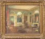 Le salon étrusque des Rohan-Chabot, rue de Washington, Paris by Walter Gay, Huile sur toile, sold Nov 2025