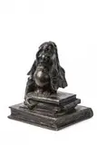 "Singe penseur", dit « Singe aux livres » by Édouard-Marcel Sandoz, 1919, Bronze, sold Nov 2025
