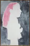 La petite rousse by Yvonne Mottet, Huile sur toile, sold Nov 2025