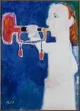 Fillette au clairon by Yvonne Mottet, Huile sur toile, sold Nov 2025