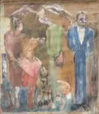Le cirque by Bernard Lorjou, 1935, Huile sur toile, sold Nov 2025