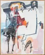 Fragmentation des croisés I by Eugène de Kermadec, 1970, Huile sur toile, sold Jun 2025