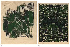 Untitled by Lalu Prasad Shaw, Linocut on paper, offered Feb 2025