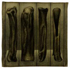Untitled by Rameshwar Broota, 2017, Oil and pen on canvas and resin, sold Feb 2025