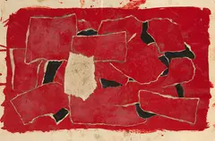 Untitled by Himmat Shah, Mixed media and collage on paper, sold Jan 2025