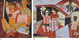 Untitled by A. A. Almelkar, Gouache on card, sold Jan 2025