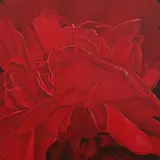 Fragrance of Eternity by Binoy Varghese, 2022, Acrylic on canvas, sold Jan 2025