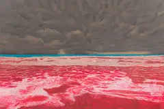 Kannuru Storm by Nataraj Sharma, 2023, Oil on canvas, sold Jan 2025