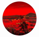 Early Morning in Provence by Paresh Maity, Acrylic and oil on canvas, sold Jan 2025