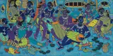 Ghotul by A. A. Almelkar, Gouache and ink on paper pasted on mount board, sold Jul 2025