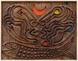 Untitled by Piraji Sagara, Mixed media on wood, offered Jul 2025