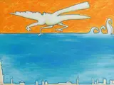Untitled by Jogen Chowdhury, 2008, Acrylic on canvas, sold Jul 2025