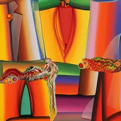 Untitled by Bose Krishnamachari, Acrylic on canvas, sold Jul 2025