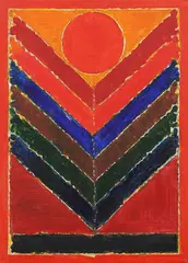 Tree by S. H. Raza, 1992, Acrylic on canvas, sold Jul 2025
