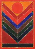 Tree by S. H. Raza, 1992, Acrylic on canvas, sold Jul 2025