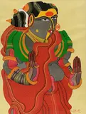 Untitled by Thota Vaikuntam, Acrylic on canvas, sold Jul 2025
