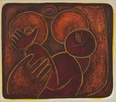 Untitled by B. Vithal, Oil on canvas, offered Jul 2025