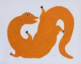 Untitled (Gond Art) by Jangarh Singh Shyam, 2001, Acrylic on paper, sold Jul 2025