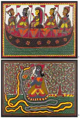 Untitled by Baua Devi, Acrylic on canvas pasted on plywood, sold Jul 2025