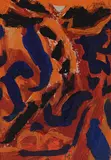 Untitled by S. H. Raza, 2003, Acrylic on cardboard, sold Jul 2025