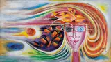 Forms No. 5 by Laxman Pai, 2005, Acrylic on canvas, offered Jul 2025