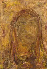 Sundari by Krishen Khanna, 2004, Oil on canvas, sold Dec 2025
