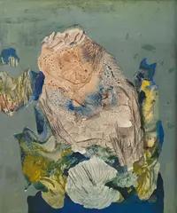 Untitled by Bimal Dasgupta, Acrylic on canvas, sold Dec 2025