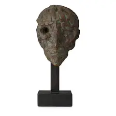 Head by Akbar Padamsee, Bronze, sold Dec 2025