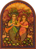 Untitled by Jayasri Burman, 2002, Watercolour and pen on paper, sold Dec 2025