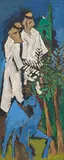 Untitled by M. F. Husain, Acrylic on canvas, sold Dec 2025