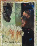 Untitled by Shyamal Dutta Ray, Oil on canvas, sold Dec 2025