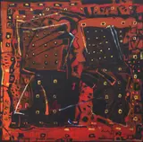 Untitled by Achuthan Kudallur, Acrylic on canvas, sold Dec 2025