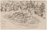 Untitled by Nandalal Bose, Watercolour on paper pasted on mount board, sold Dec 2024