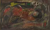 Untitled (Dreaming Girl) by Sailoz Mookherjea, Oil on canvas, sold Dec 2024