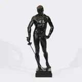 Fechter by Hugo Lederer, Bronze, braun patiniert, sold Jun 2026