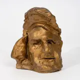 Porträtbüste 'Richard Wagner' by Alfred Hrdlicka, 1985, Bronze, goldbraun patiniert, sold Jun 2026