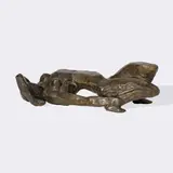 Liegende by Manfred Sihle-Wissel, 1966, Bronze, dunkel patiniert, sold Jun 2026