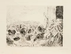 Das Konzert by Max Liebermann, 1922, Kaltnadel, sold Jun 2026