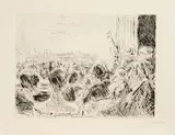 Das Konzert by Max Liebermann, 1922, Kaltnadel, sold Jun 2026
