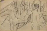Jünglinge by August Macke, 1911, Bleistiftzeichnung, sold Jun 2026