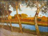 Moorgraben by Otto Modersohn, 1939, Öl/Leinwand, sold Jun 2026